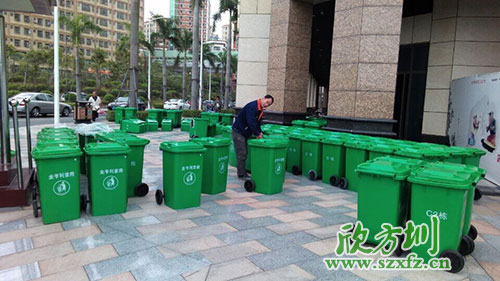 欣方圳塑料環(huán)保垃圾桶，天津市場銷量倍增